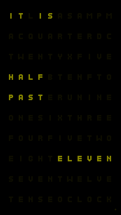 像素时钟_创意像素文字时钟