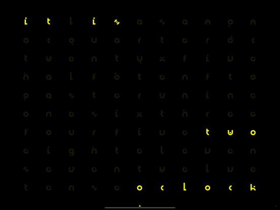 像素时钟_创意像素文字时钟