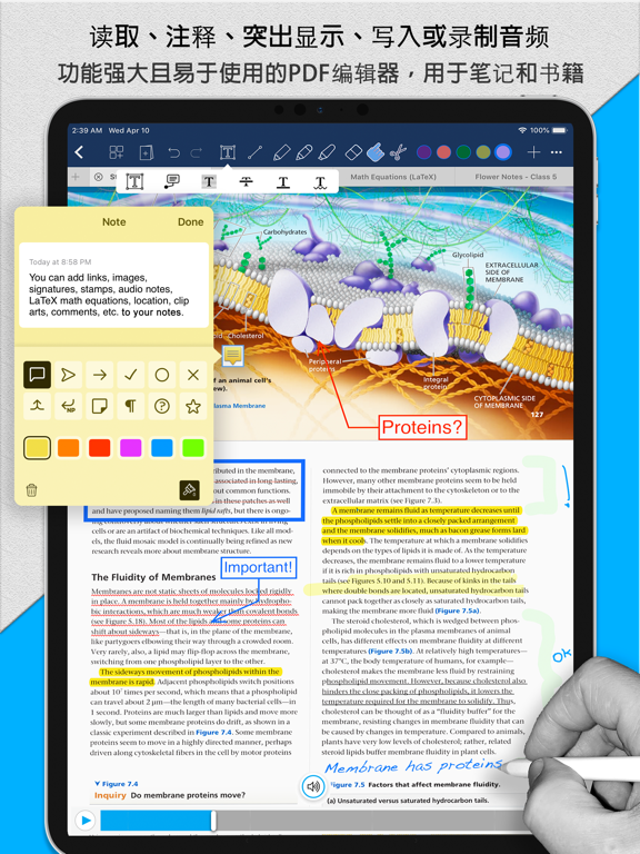 Notes Writer Pro: 笔记和 PDF 标注