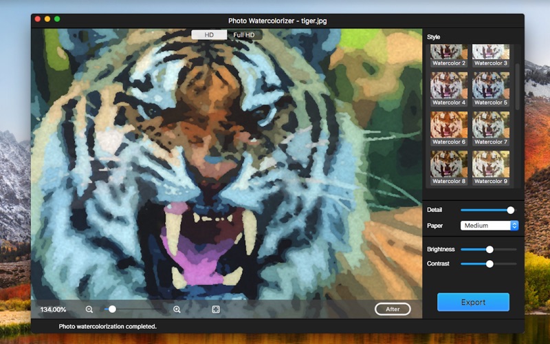 照片水彩画水彩艺术滤镜