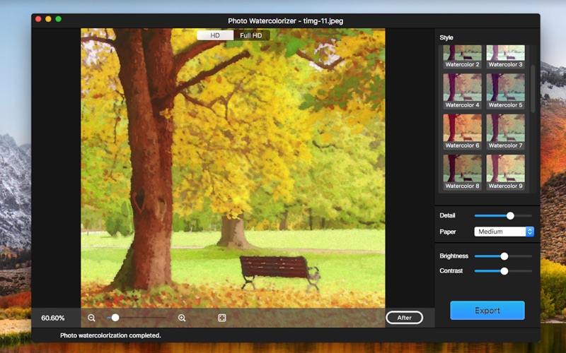 照片水彩画水彩艺术滤镜