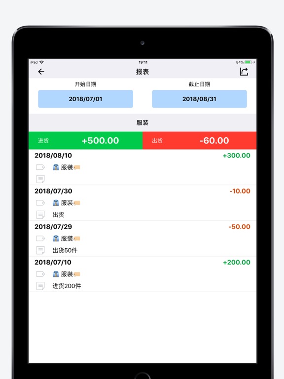 库存管理软件 - 进销存统计 & 库存控制