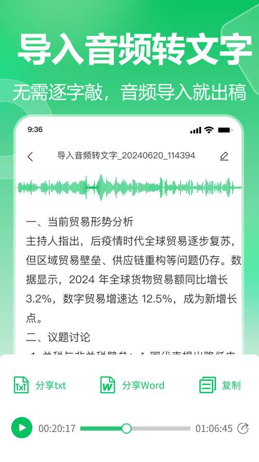 极光录音转文字