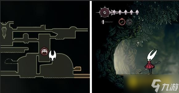 《空洞骑士丝之歌》甲木林怎么过-甲木林全收集流程图文攻略