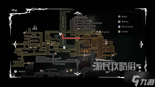 《空洞骑士丝之歌》低语书库苍白油推箱子路线