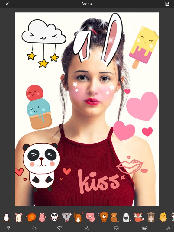Kawaii Stickers 照片美化编辑