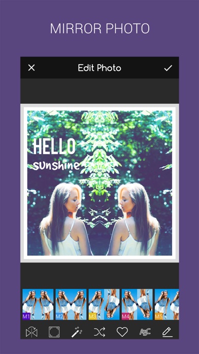 Photo Mirror - 镜子魔发照片编辑器连拍