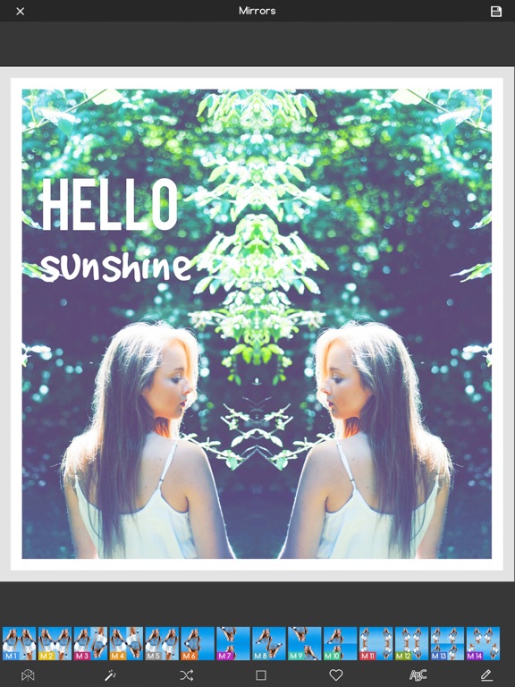 Photo Mirror - 镜子魔发照片编辑器连拍