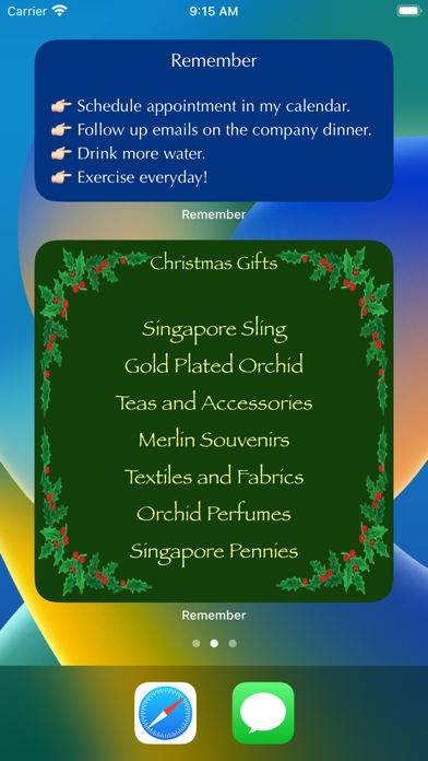 记得便签小组件