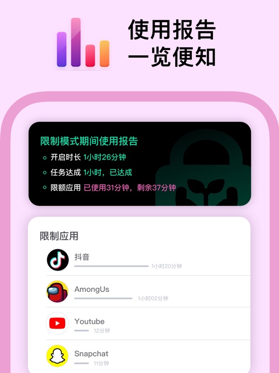 不做手机控 | 屏幕使用时间控制，自律软件锁，养成好习惯