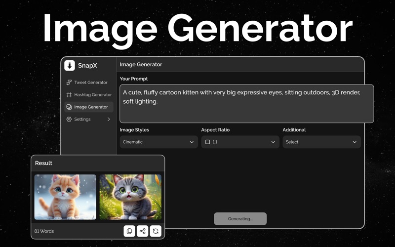 SnapX_X创作者的AI创作神器