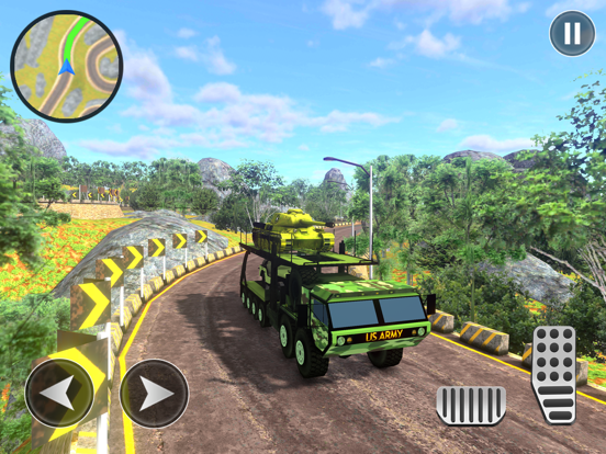 军队货车驾驶游戏 - 货物停车模拟器