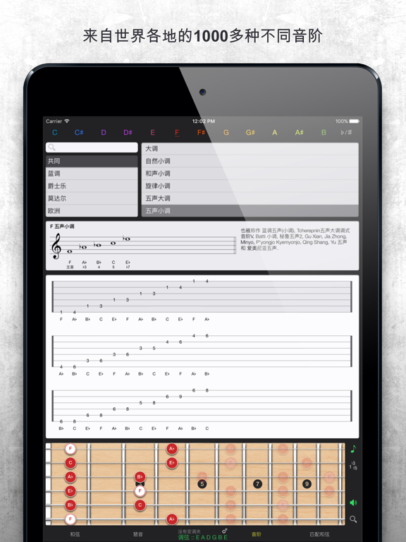 吉他调音器吉他谱GuitarGravitas