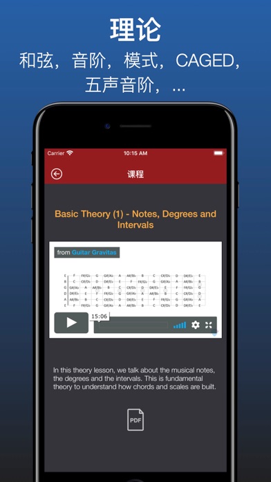 吉他调音器吉他谱GuitarGravitas