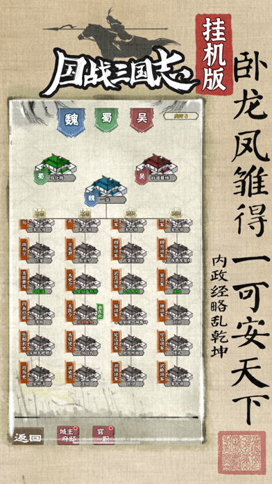 国战三国志：三国武将人生模拟,长期玩的挂机神器