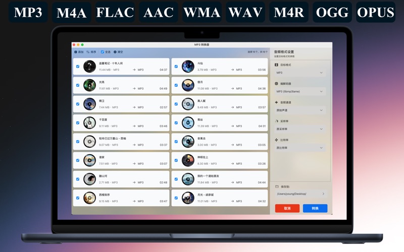 MP3转换器_音频格式转换专家高效无损