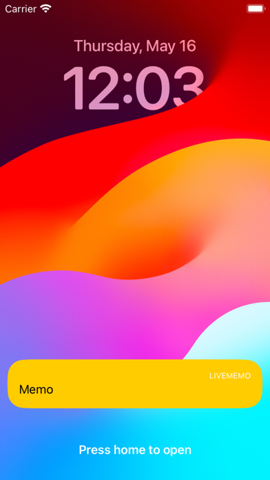 LiveMemo锁屏贴纸