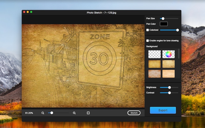 我的照片素描图片素描编辑