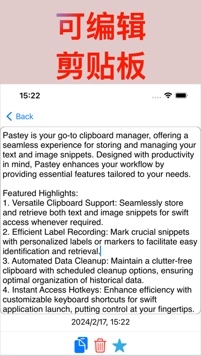 Pastey_您的高效剪贴板工具