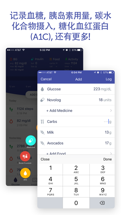 血糖伙伴+: 糖尿病记录监控器