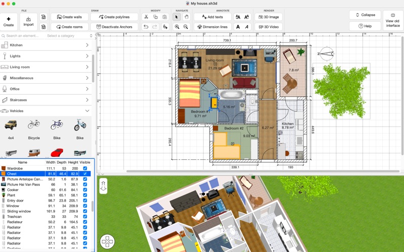 SweetHome3D轻松设计梦想家居与空间