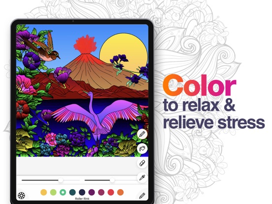 成人用乐趣填色书 － 秘密花园游戏