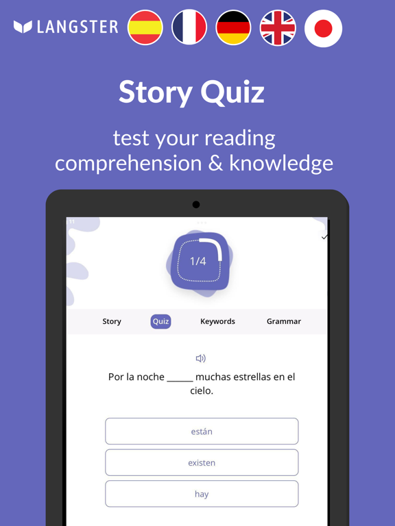 Readle 外语学习：法语、德语、西班牙语、英语、日语助手