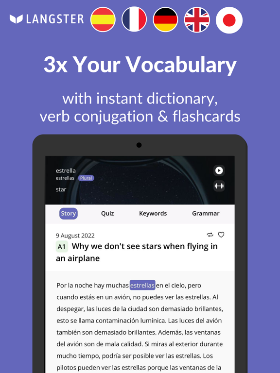 Readle 外语学习：法语、德语、西班牙语、英语、日语助手