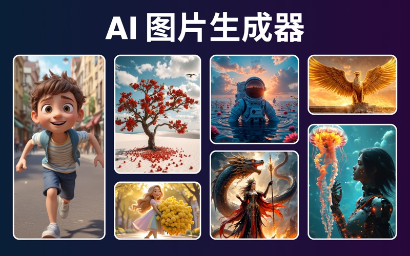 AI图片生成ai照片绘图绘画动画绘画游戏生成图