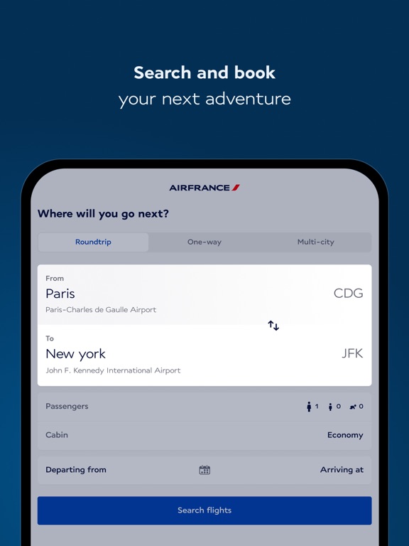 法国航空 - 预订航班