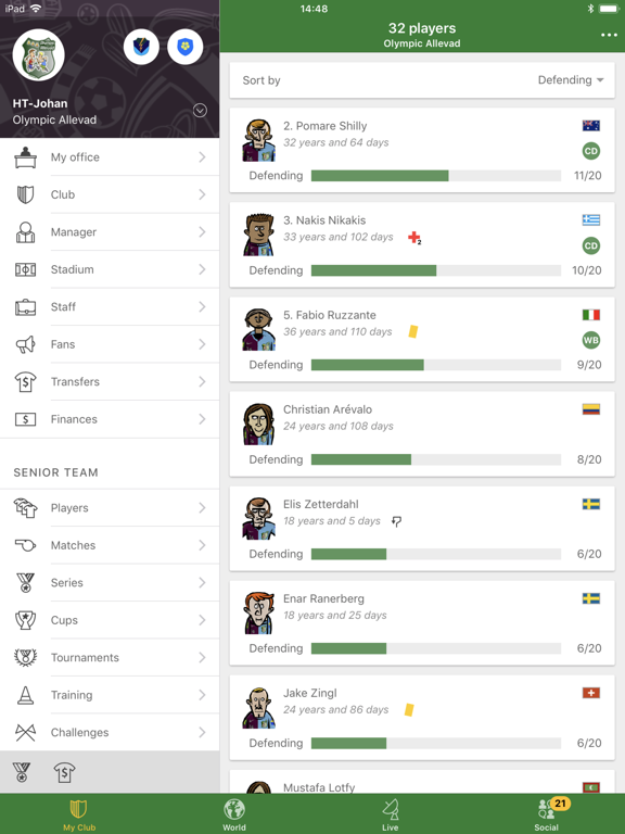 Hattrick 足球经理游戏