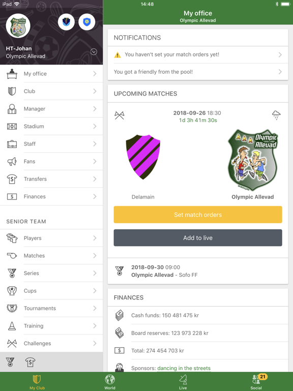 Hattrick 足球经理游戏