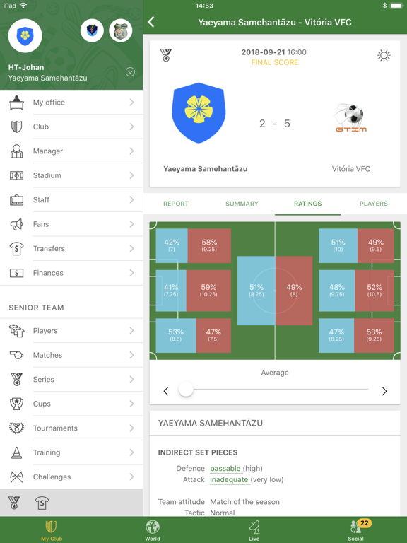 Hattrick 足球经理游戏