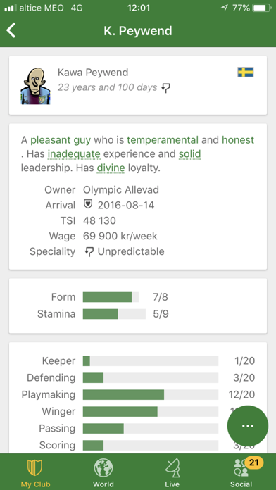 Hattrick 足球经理游戏