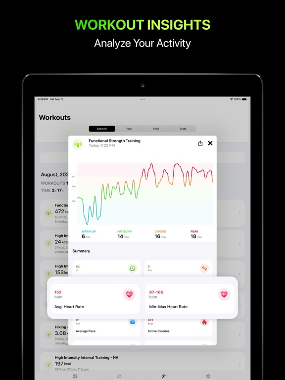 体能训练健身记录 FitnessView