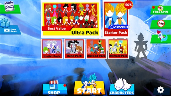 火柴人悟空格斗无限钻石下载v2.0.3