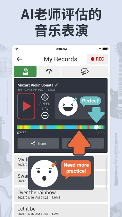调音器, 节拍器