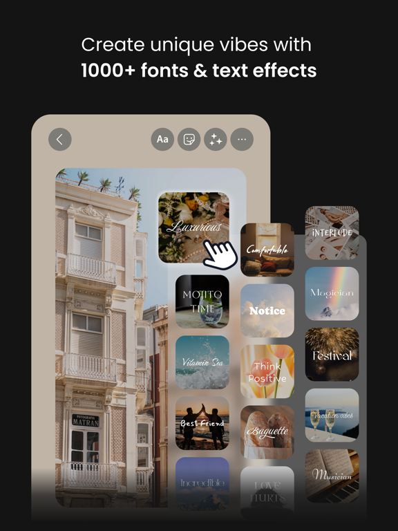 Vivisticker - IG限动字型/贴纸/背景