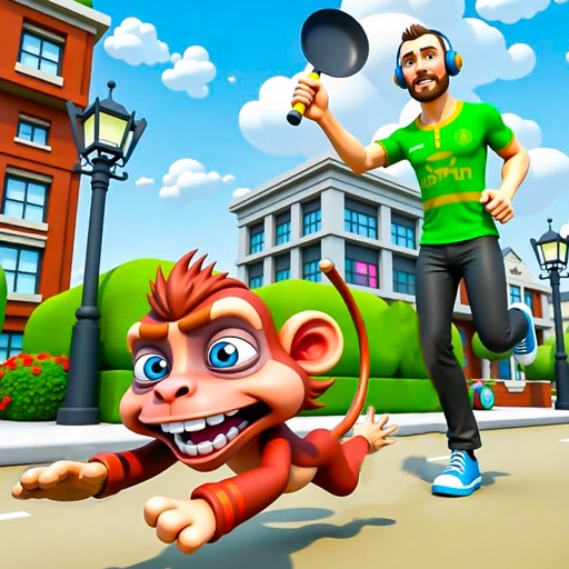 顽皮猴子公园探险