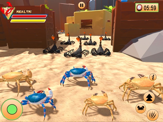 螃蟹王海滩生存大战