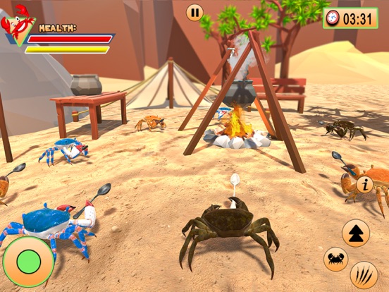 螃蟹王海滩生存大战