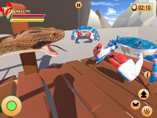 螃蟹王海滩生存大战