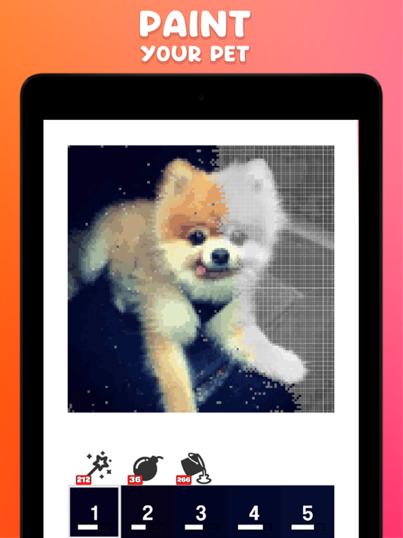 填色应用程序按数字填色