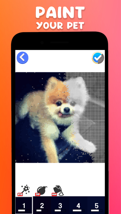 填色应用程序按数字填色