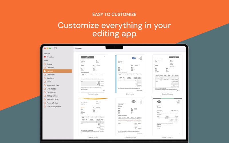为专业Pages模板