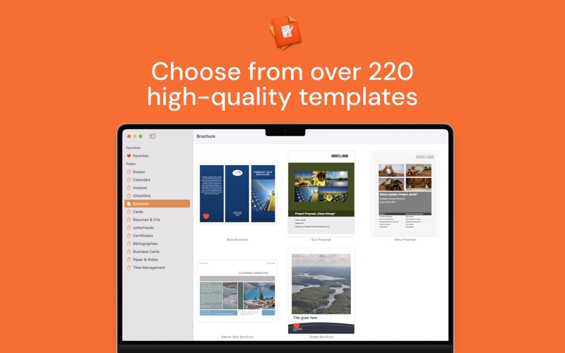 为专业Pages模板
