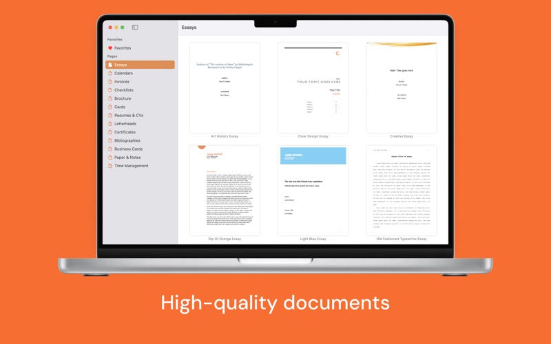 为专业Pages模板