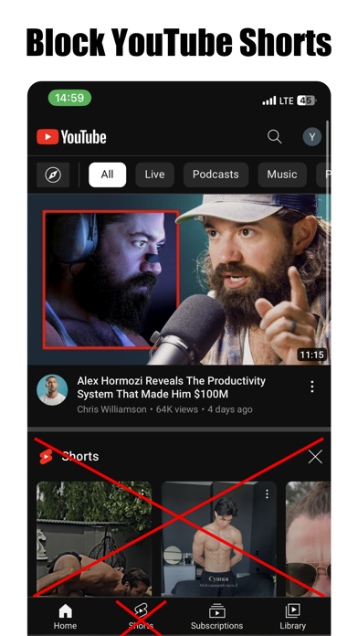 YouTubeShorts拦截器