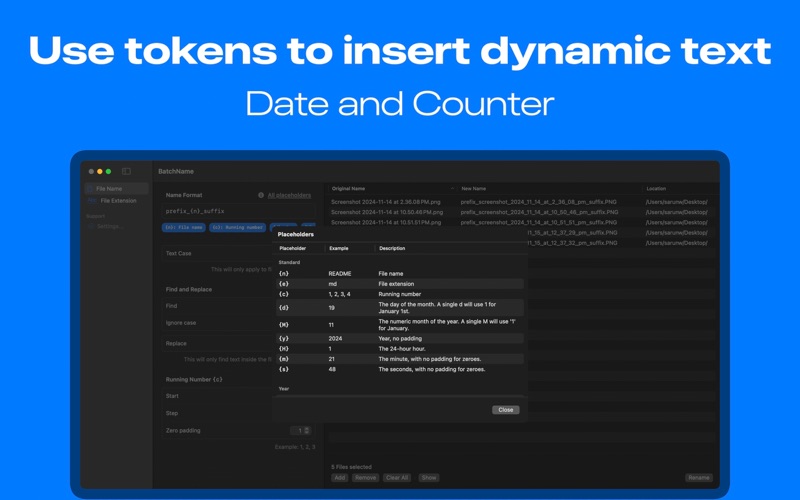 批量文件重命名_BatchName