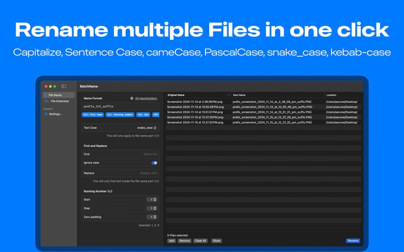 批量文件重命名_BatchName
